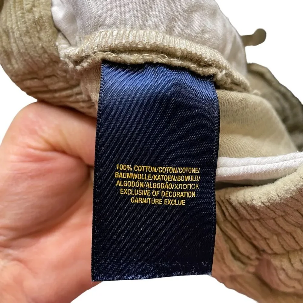 Polo Ralph Lauren Boys Corduroy Tan Pants Trousers Size 24 Months